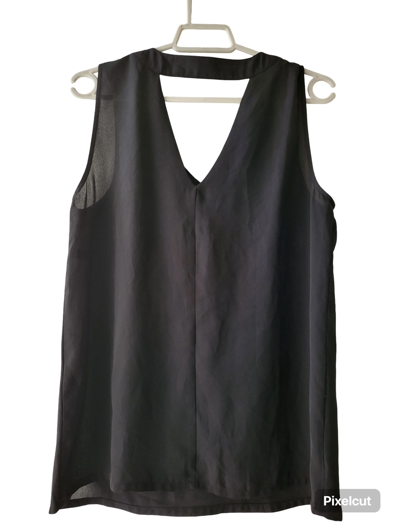 Black blouse with rhinestones – photo 3